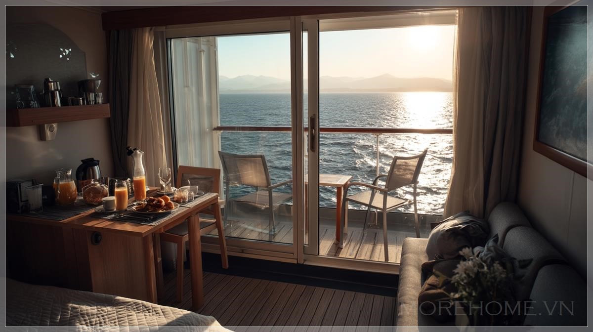  Khung Cảnh Từ Cabin Du Thuyền: Một Khoảnh Khắc Yên Bình Trên Biển...